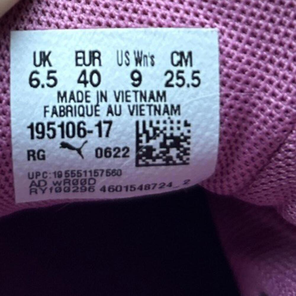 Women’s Puma Soft ride Enzo NXT Size 9 Color Pink/Magenta  Comfortable & So Cute - Picture 10 of 12